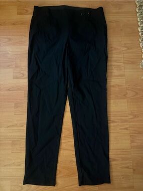 Women’s Textured L DKNY Pull On Career Straight Leggings Pants
